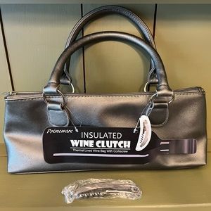 NWT Primeware Insulated Wine Clutch with corkscrew